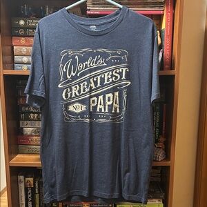 World's Greatest Papa Blue T-Shirt